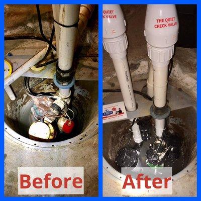 Sump pump replacement