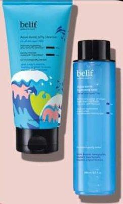 Belief aqua bomb Toner And Jelly Cleannser