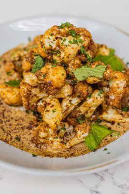 Mediterranean Cauliflower with Lemon Tahini and Aleppo Pepper