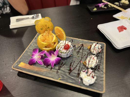 Dessert at Uni sushi.  Don't miss it.