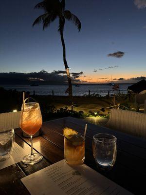 Patio View, Cougar and Mai Tai