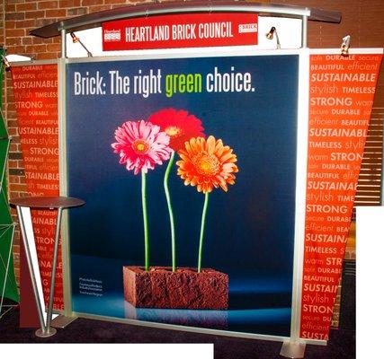 Awesome trade show displays and graphics