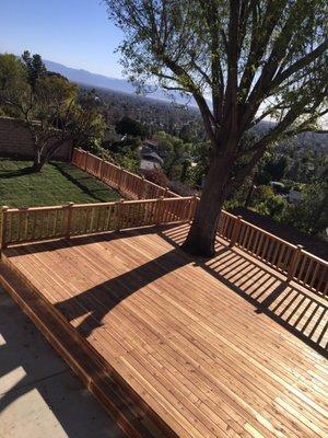 West hills deck