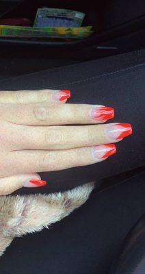 Red nails