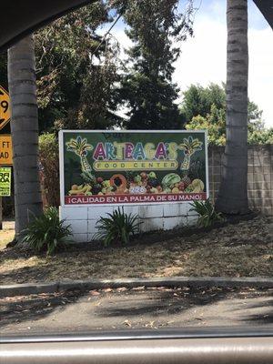 You'll see the sign driving thru Hayward towards San Mateo bridge