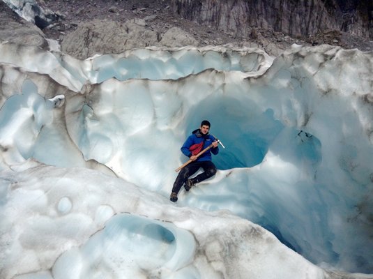 Interim gap year student on an outdoor leadership and skills program