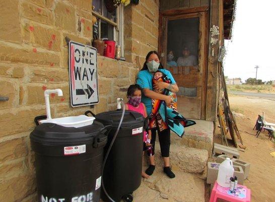 Handwashing stations for homes without running water