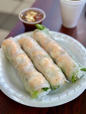 Shrimp and Pork Spring Rolls