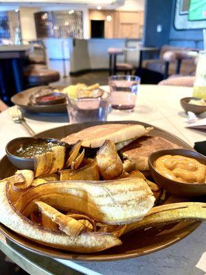 The Cuban sandwich with plantain, which was really good.