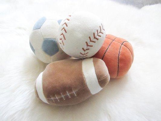 Exclusive Organic Cotton Sports Ball Set