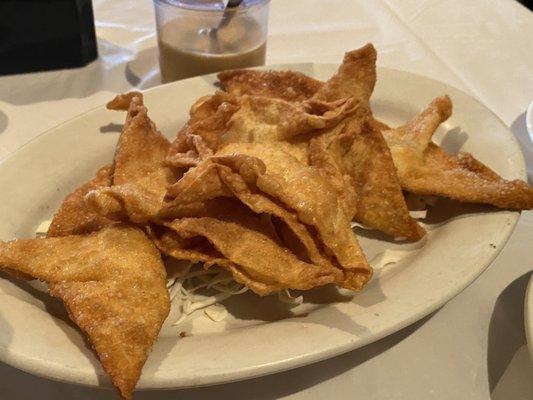 Fried cheese wontons. I didn't care for them.