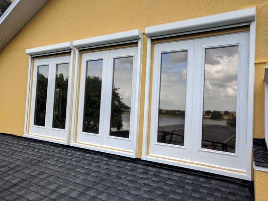 APS Hurricane Protection - Motorized Impact Screens