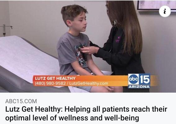 Lutz Get Healthy featured on Sonoran Living AZ ABC 15!