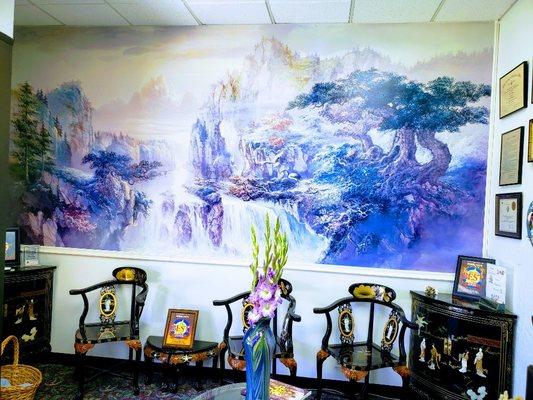 Reception Room at Natural Health Center.