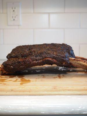 7 1/2 lb Smoked Prime Plate Beef Rib