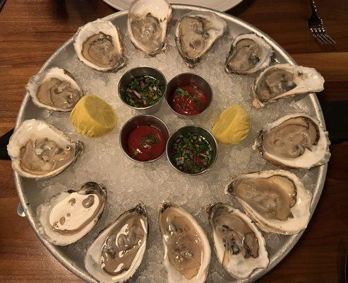 East Coast Oysters - beautifully shucked! (12/29/23)