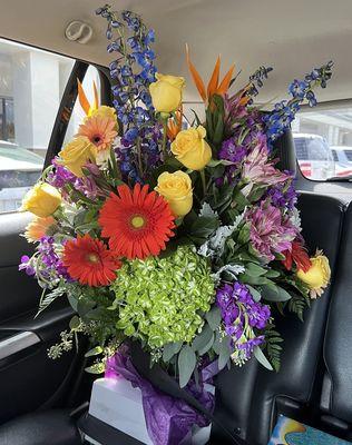 Arrangement from Bloomingdale Florist