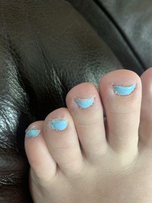 "Luxury" pedicure