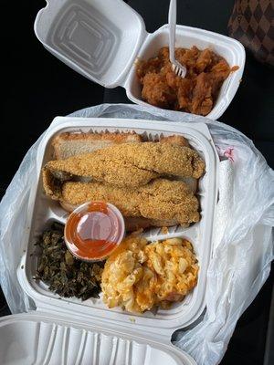 Fried fish platter