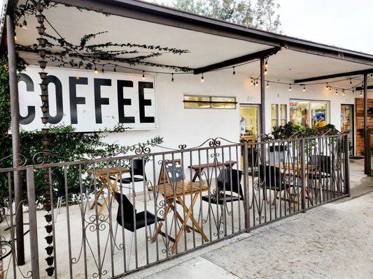 Ground Up Coffee is located on Garfield Ave & Via San Clemente in Montebello. One street over is the Montebello Country Club.