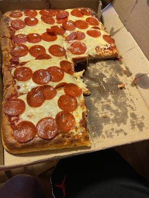 Sicilian Pepperoni Pizza - 8/10/21