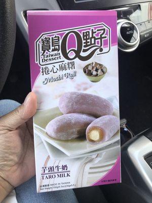 This was tasty if you like Mochi and taro aka ube