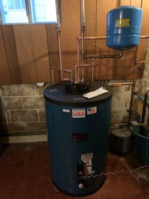 Burnham Stone Lined Indirect Fired Water Heater