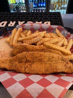 Catfish and fries