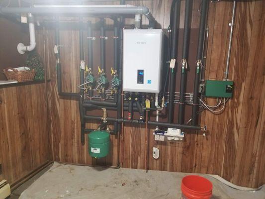 Navien Combi (Heat and Hot Water) installed by Gas Works