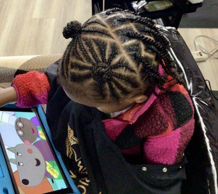 Cornrows kid