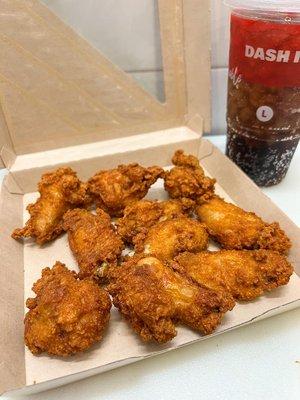 Stop inside Dash In for custom-made-to-order food including wings!