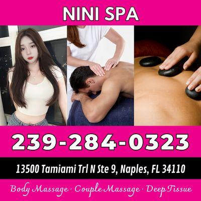 NiNi Spa
 13500 Tamiami Trl N Ste 9, Naples, FL 34110
 Call us at 239-284-0323