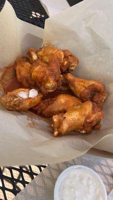 Buffalo wings - perfect flavor!