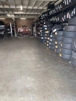 Alignment, tires and a nice clean garage.