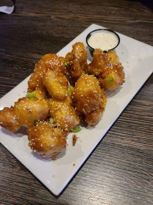 Cauliflower wings - so good!