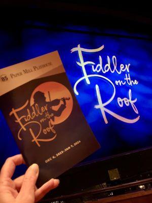 Fiddler on the Roof Program.