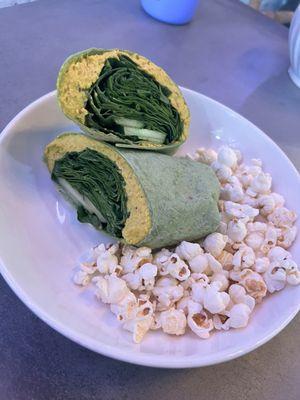 Turmeric Chicken Salad Wrap