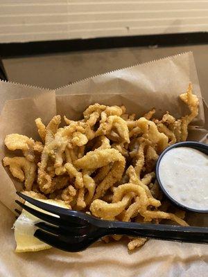 Clam strips and they were so good!