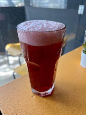 Jamaica (Hibiscus) iced tea