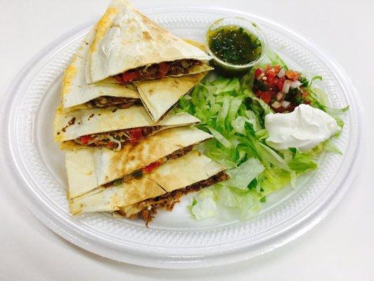 Brisket quesadilla