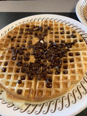 Chocolate chip waffles