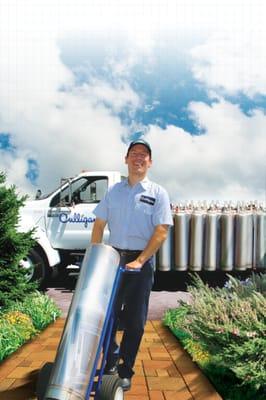 Portable Exchange Soft Water Service Delivery Man