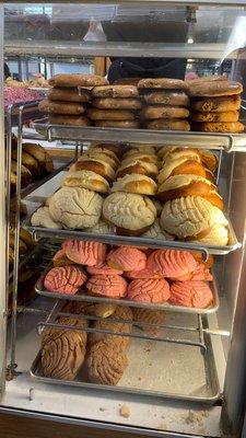 Conchas - made fresh daily. Sometimes hot at 1:30 and you haven't lived until you've had a hot conchas