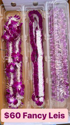 Graduation Leis Available all season! Rolling inventory, specific designs available 2-3 days notice.