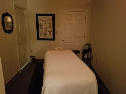 Massage room.