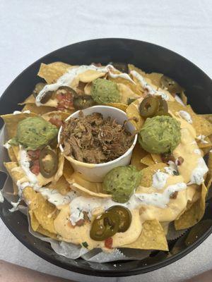 Pork nachos