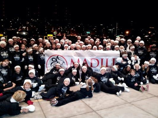 Madill dancers at the Xmas city parade