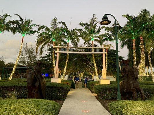 Entrance to Doral Park