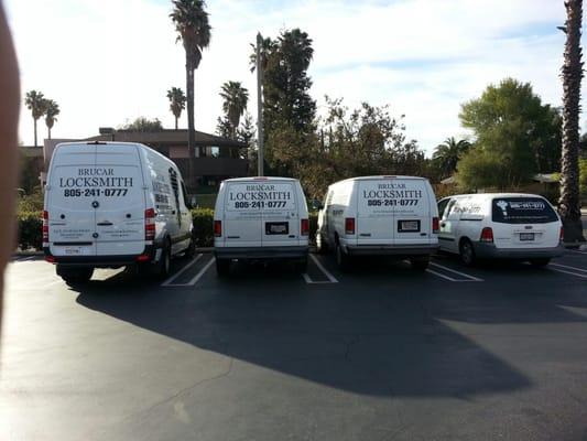 Brucar Locksmith vans service Thousand Oaks, Westlake Village, Agoura Hills, Newbury Park, Moorpark, Camarillo,