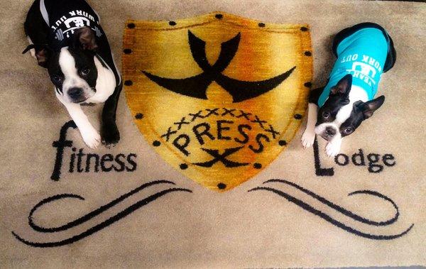 X Press Fitness Lodge Mascots! Jack & Jazzy